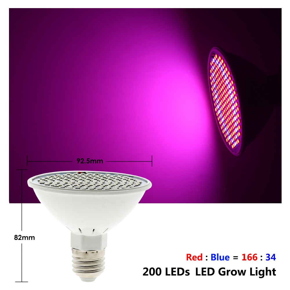 e27 led grow light bulb