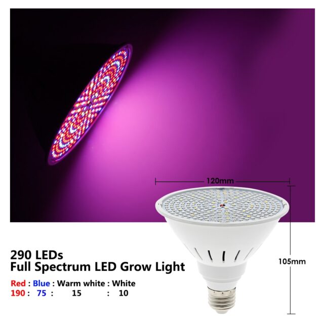 E27 LED Plant Grow Light Bulb
