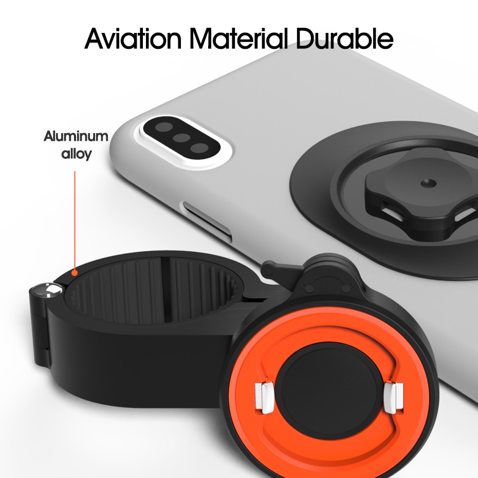 Aluminum Alloy Bike Mobile Phone Holder Adjustable Bicycle Phone Holder MTB Phone Stand Cycling Accessories Moto Handlebar Clip Aluminum Alloy Bike Mobile Phone Holder Adjustable Bicycle Phone Holder MTB Phone Stand Cycling Accessories Moto Handlebar Clip