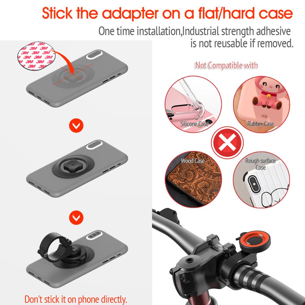Aluminum Alloy Bike Mobile Phone Holder Adjustable Bicycle Phone Holder MTB Phone Stand Cycling Accessories Moto Handlebar Clip Aluminum Alloy Bike Mobile Phone Holder Adjustable Bicycle Phone Holder MTB Phone Stand Cycling Accessories Moto Handlebar Clip