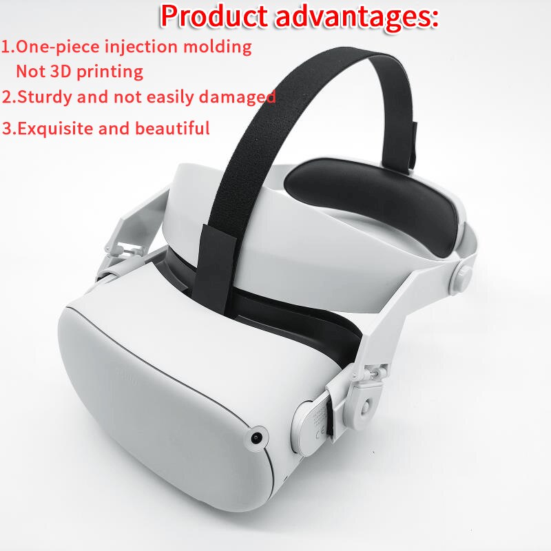 GOMRVR djustable Head Strap for Oculus Quest 2 VR,Increase Supporting forcesupport ,improve comfort-Virtual Reality Accessorie