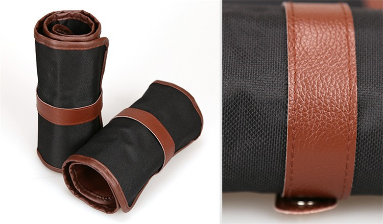 36/48/72 Holes Penalty Pencil Case School Canvas Roll Pouch Makeup Comestic Brown Brush Pen Storage Pecncil Box Estuches School 36/48/72 Holes Penalty Pencil Case School Canvas Roll Pouch Makeup Comestic Brown Brush Pen Storage Pecncil Box Estuches School