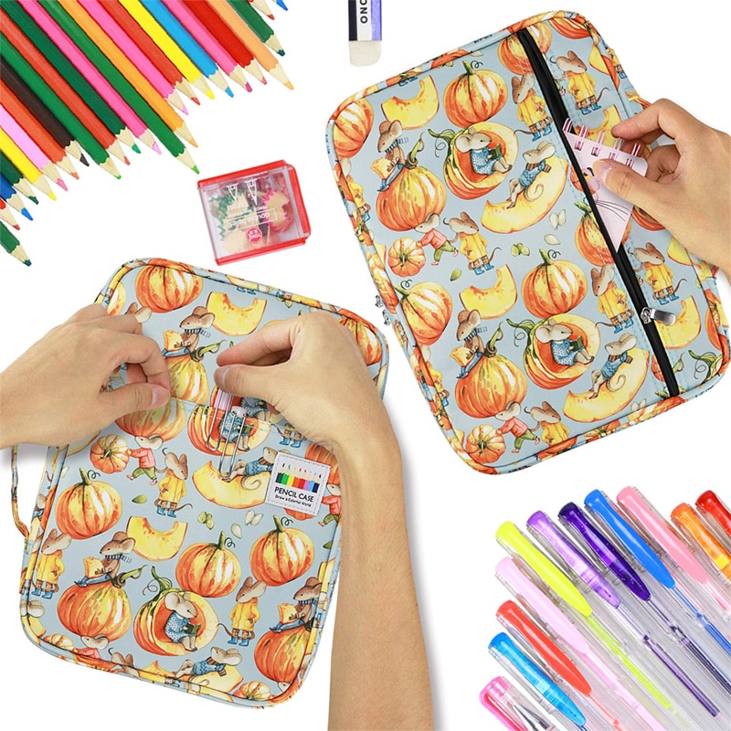 216 Slots Large Capacity Pencil Bag Case Organizer Cosmetic Bag For Colored Pencil Watercolor Pen Markers Gel Pens Great Gifts 216 Slots Large Capacity Pencil Bag Case Organizer Cosmetic Bag For Colored Pencil Watercolor Pen Markers Gel Pens Great Gifts