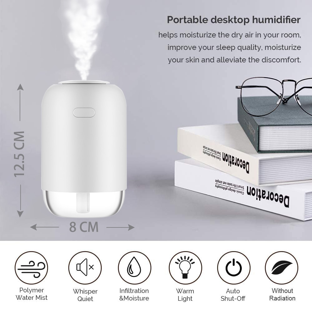 Wireless Humidifiers Diffusers Household Air Humidifier Aromatherapy 