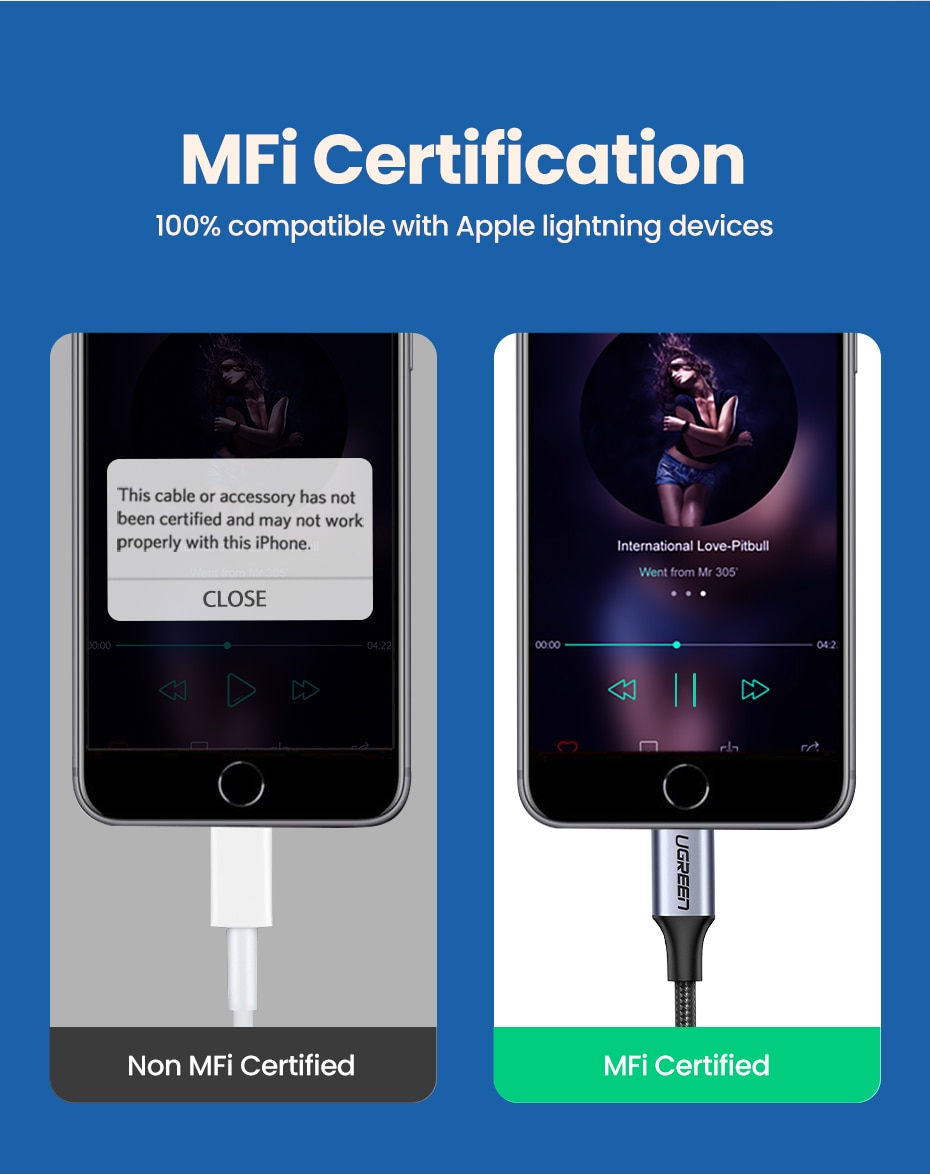Ugreen MFi Lightning to 3.5mm Headphones Adapter for iPhone 12 11 Pro 8 7 Aux 3.5mm Jack Cable for Lightning Adapter Accessories Ugreen MFi Lightning to 3.5mm Headphones Adapter for iPhone 12 11 Pro 8 7 Aux 3.5mm Jack Cable for Lightning Adapter Accessories