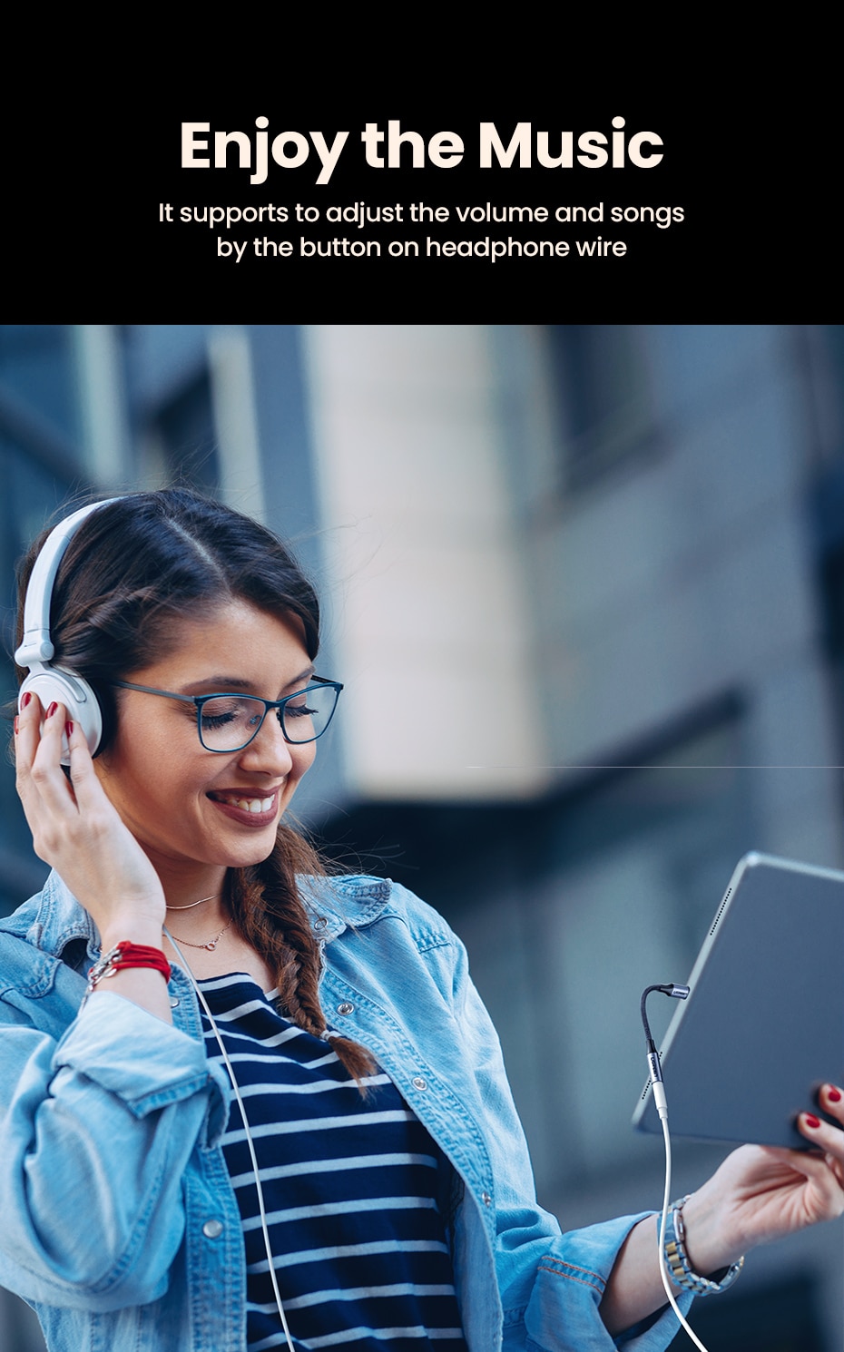 Ugreen MFi Lightning to 3.5mm Headphones Adapter for iPhone 12 11 Pro 8 7 Aux 3.5mm Jack Cable for Lightning Adapter Accessories Ugreen MFi Lightning to 3.5mm Headphones Adapter for iPhone 12 11 Pro 8 7 Aux 3.5mm Jack Cable for Lightning Adapter Accessories