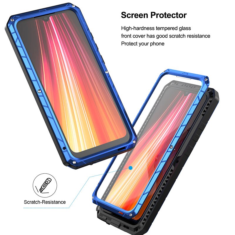 Phone Case for Xiaomi Mi Redmi Note 8 Pro 9 Pro 9s Shockproof Cover Heavy Duty Protection Armor Metal Mobile Phone Accessories Phone Case for Xiaomi Mi Redmi Note 8 Pro 9 Pro 9s Shockproof Cover Heavy Duty Protection Armor Metal Mobile Phone Accessories