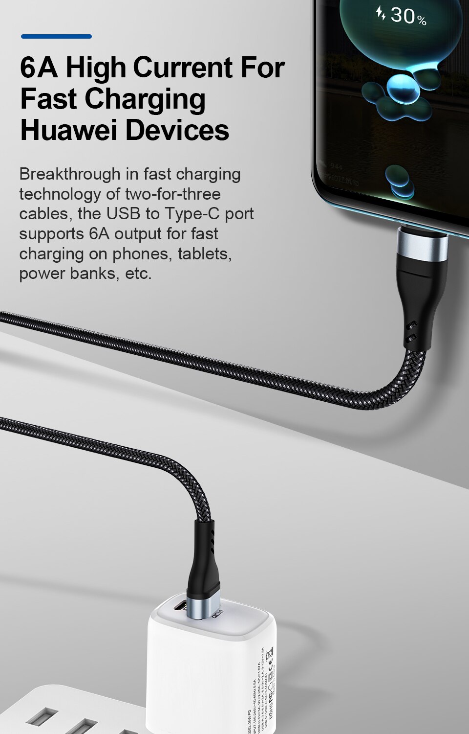 6A 3 in 1 SuperCharging Cable Micro USB Type-C Fast Charger Micro USB Type-C Data Cable For iPhone 14 13 Samsung Xiaomi Huawei 6A 3 in 1 SuperCharging Cable Micro USB Type-C Fast Charger Micro USB Type-C Data Cable For iPhone 14 13 Samsung Xiaomi Huawei