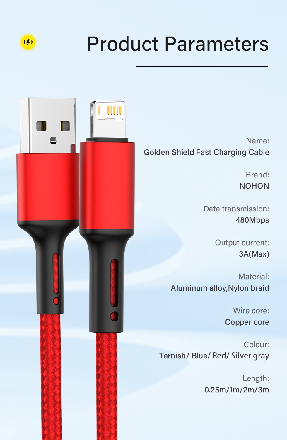 USB Cable For iPhone 14 13 12 11 Pro X XS Max 6 7 8 Plus SE Apple iPad Fast Charge Cord Origin Mobile Phone Charger Data Wire 3m