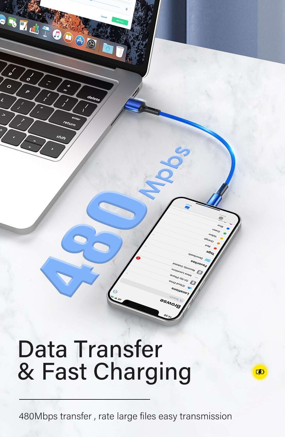 USB Cable For iPhone 14 13 12 11 Pro X XS Max 6 7 8 Plus SE Apple iPad Fast Charge Cord Origin Mobile Phone Charger Data Wire 3m