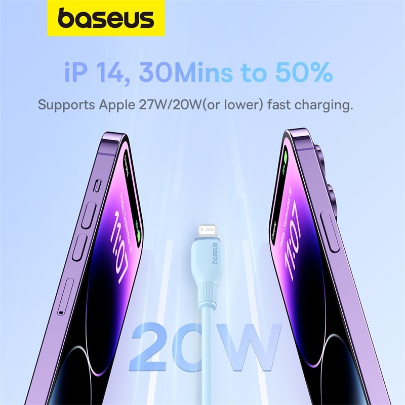 Baseus USB C Cable For IPhone 14 13 12 11 pro Max XS 20W Fast Charging Cable Type C To Lighting Date Wire For iPad Macbook TPE Baseus USB C Cable For IPhone 14 13 12 11 pro Max XS 20W Fast Charging Cable Type C To Lighting Date Wire For iPad Macbook TPE