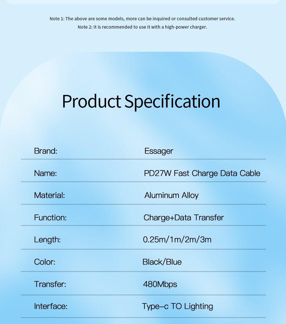 Essager USB C Cable For IPhone 14 13 12 11 pro Max XS 20W Fast Charging Cable Type C To Lighting Date Wire For iPad Macbook