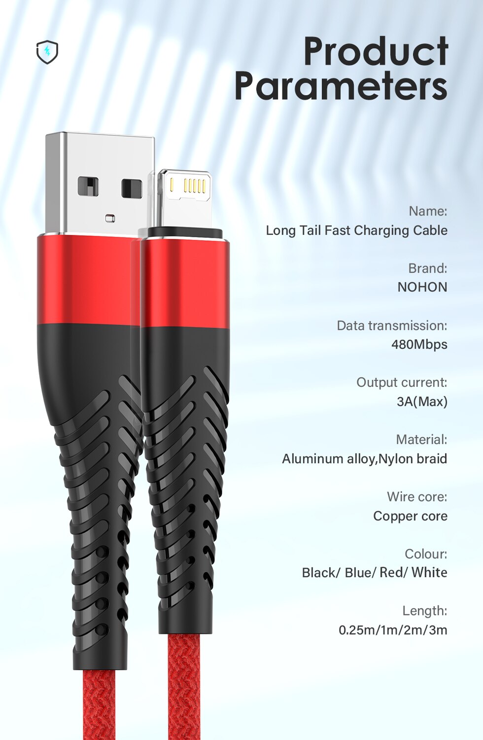 USB Cable For iPhone 13 14 11 12 Pro Max Xs X XR 6s 7 8 Plus SE Apple iPad 3A Fast Charging Data Cord Mobile Phone Charger Wire
